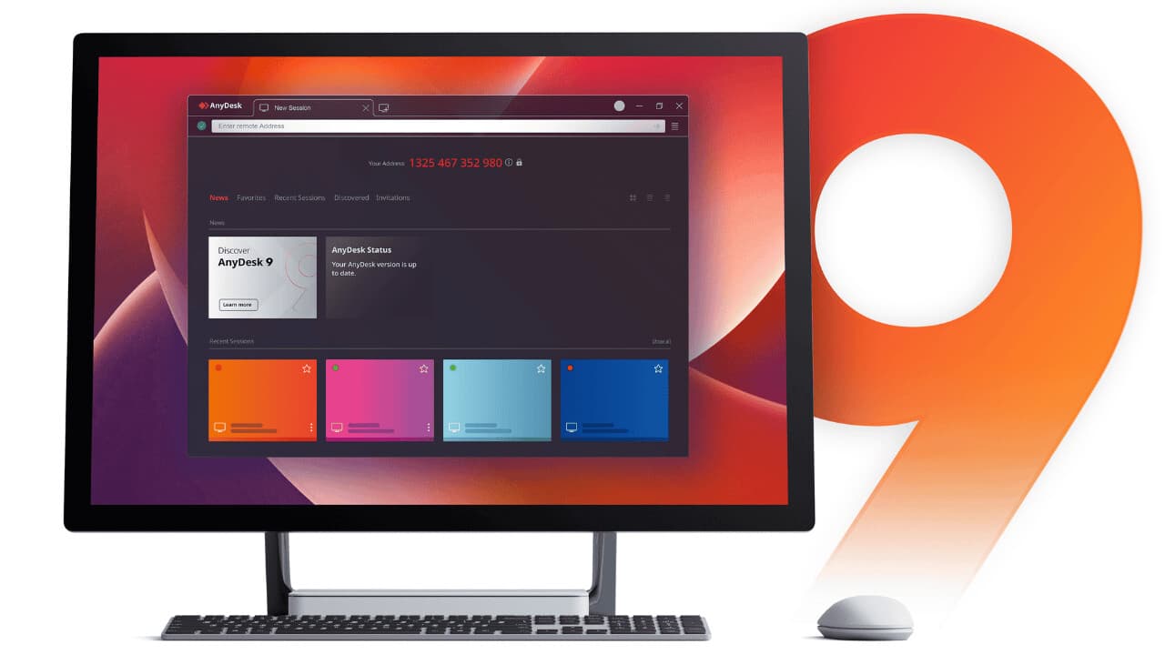 Access your PC anywhere with AnyDesk 9.7.14